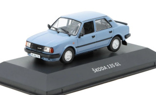 Škoda 135 GL světle modrá 1988 – DeAgostini 1:43
