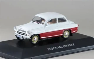 Škoda 440 Spartak červeno-bílá – DeAgostini 1:43